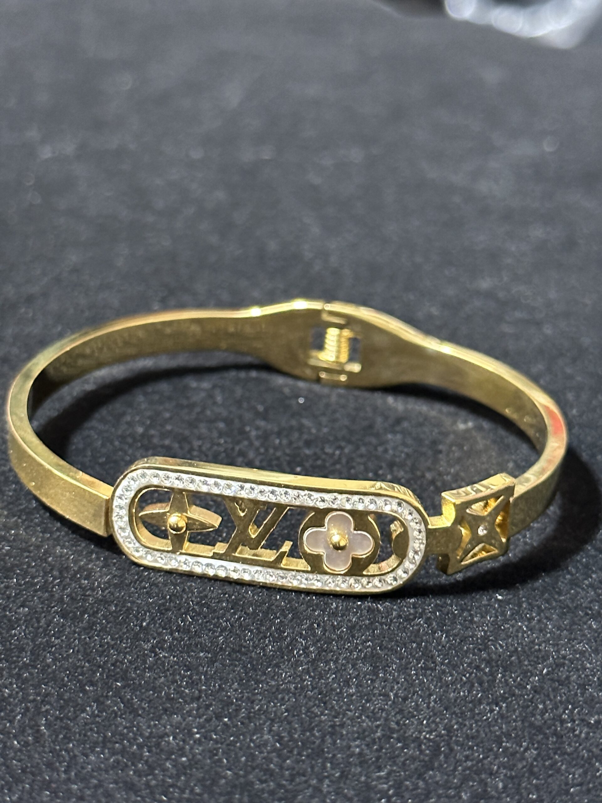 Gold LV Bracelet #1 - Shop Cece Xclusives