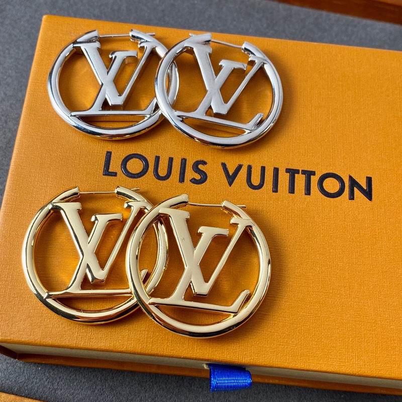 LV Louise Hoop Earrings 4cm - Shop Cece Xclusives