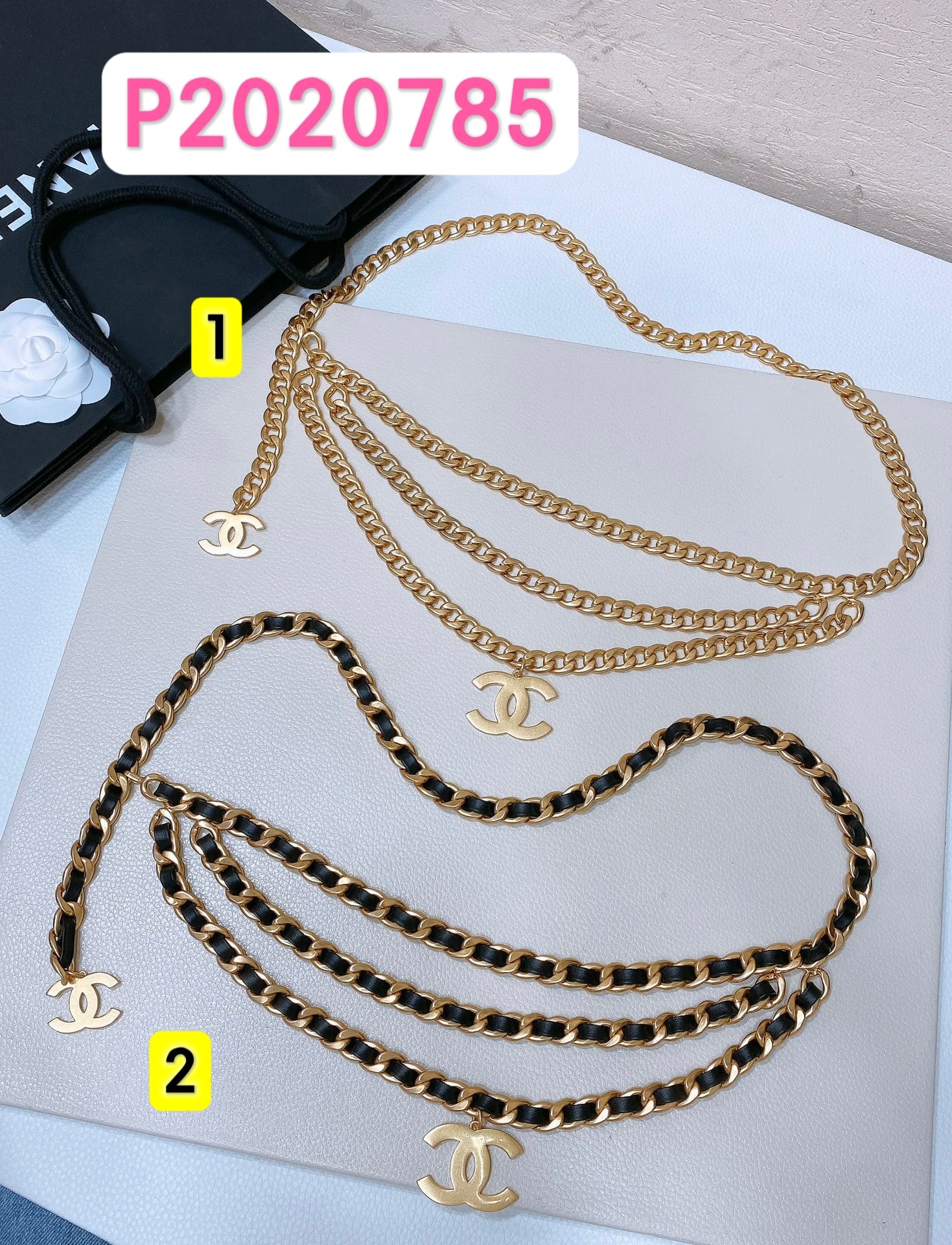 468545175_574152478568953_203565311292800828_n Vintage Chain CC Belts - Image 1