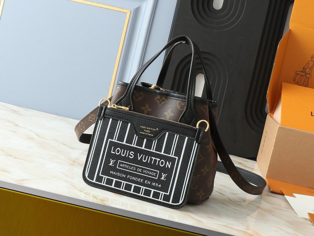 Black NSIDE OUT BAG MINI