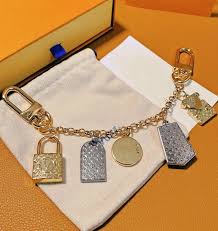 Luxury Mono Chain Key Chain & Bag Charm