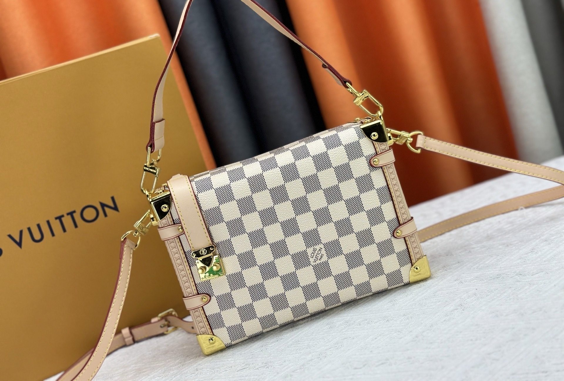 Image 56 Side Trunk MM Damier Vernis - Image 1