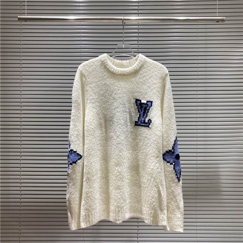 Beige & Blue Sweater