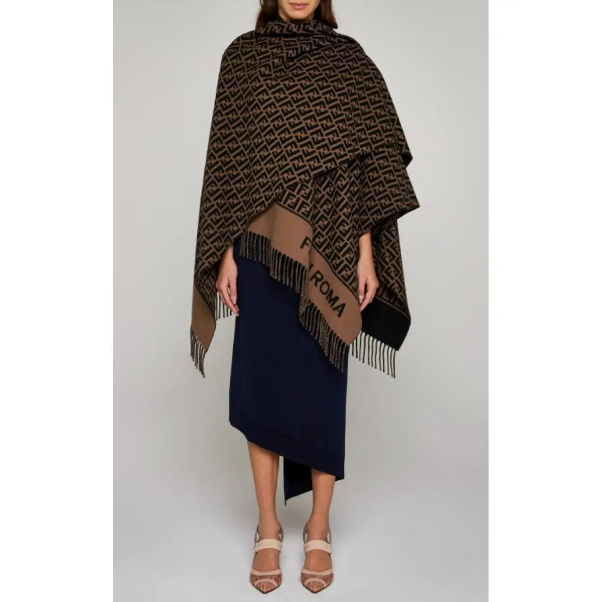 brown-wool-fendi-jacket-43656035-6_2 FF Wool Cape - Image 4