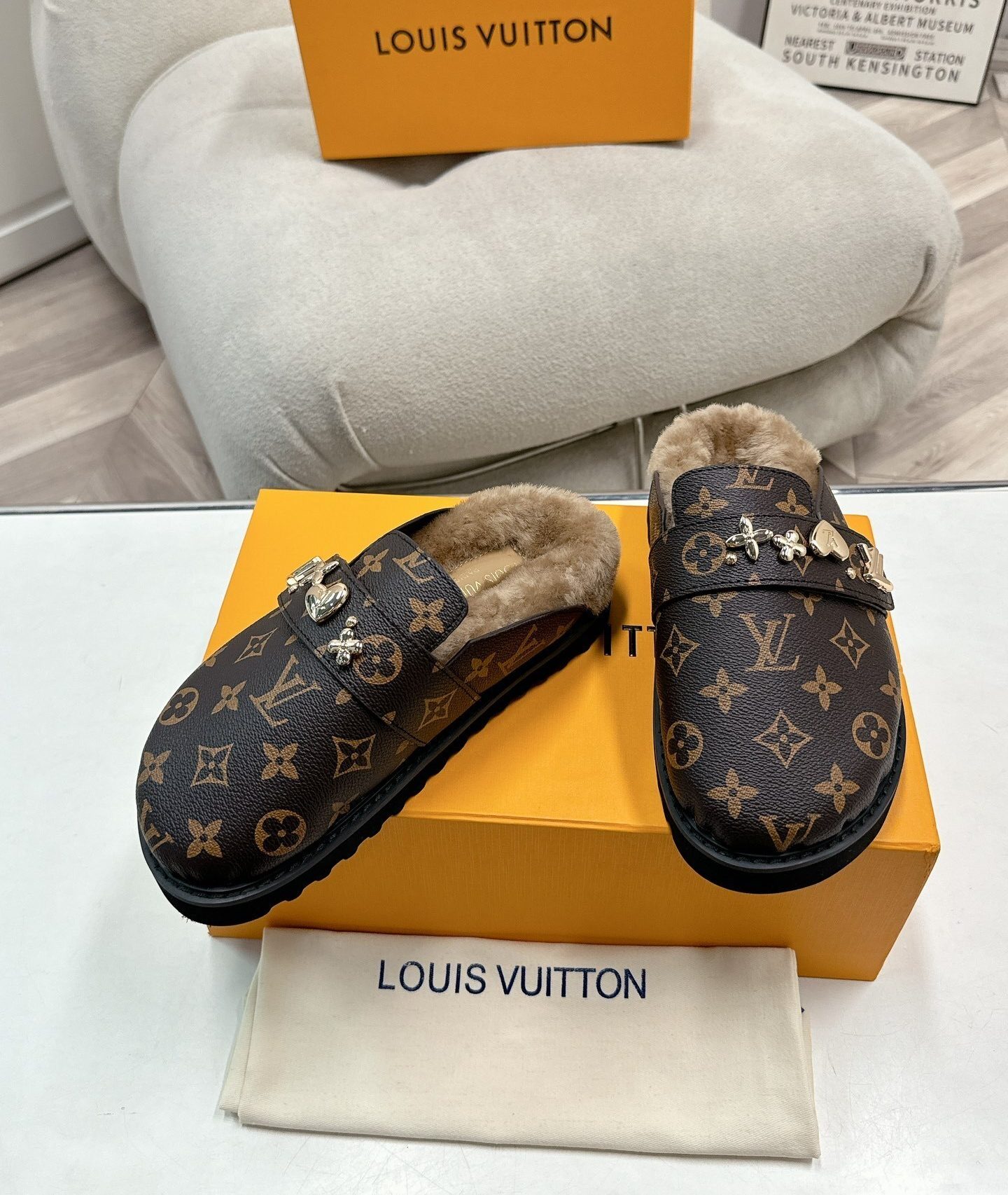 ecdff2c4 Monogram Louie Charm Clogs - Image 1