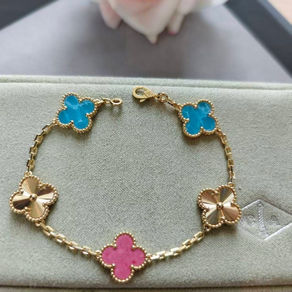 Pink & Blue Color VC Bracelet